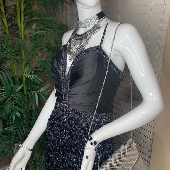 NTW Mac Duggai Cocktail Black Dress Size 10 - Picture 1 of 11